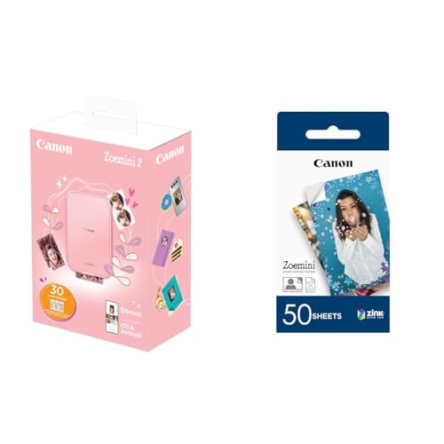 Canon Zoemini 2 Mini Fotodrucker mobil tragbar unterwegs Hosentasche Printing KIT & ZP-2030 Original Zink Fotopapier 50 Blatt Zoemini Sofortbildkamera/Fotodrucker Canon Zoemini 2 Mini Fotodrucker mobil tragbar unterwegs Hosentasche Printing KIT & ZP-2030 Original Zink Fotopapier 50 Blatt Zoemini Sofortbildkamera/Fotodrucker von Canon