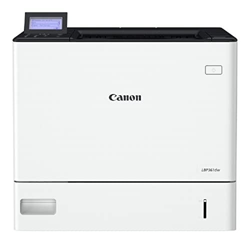 Canon i-SENSYS LBP361dw A4 Schwarzweiß-Laserdrucker, USB, LAN, WLAN, 550 Blatt Papierkassette, 5 Zeilen LCD, Duplexdruck von Canon