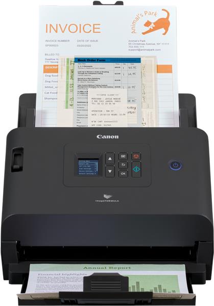 Canon imageFORMULA DR-S250N. Maximale Scan-Abmessung: 216 x 356 mm, Optische Scan-Auflösung: 600 x 600 DPI. Scanner-Typ: Scanner mit Vorlageneinzug, Produktfarbe: Schwarz. Sensor-Typ: CIS, Lichtquelle: RGB-LED. Maximale Papiergröße der ISO A-Serie: A4, Unterstützte Scan-Medientypen: Visitenkarte, Plastik-Karte, Media Dicke (min): 0,04 mm. USB-Version: 3.2 Gen 1 (3.1 Gen 1) (6383C003) von Canon