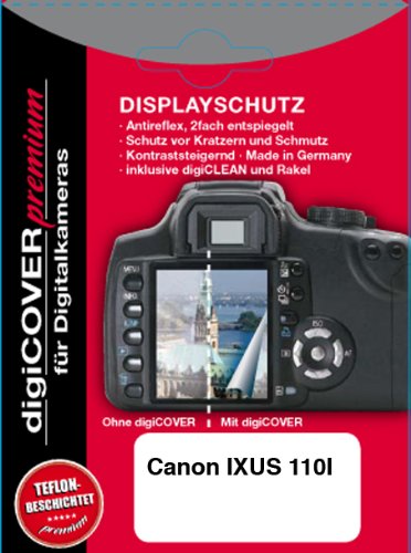 Digicover Premium Schutzfolie für Canon IXUS 110IS von Canon