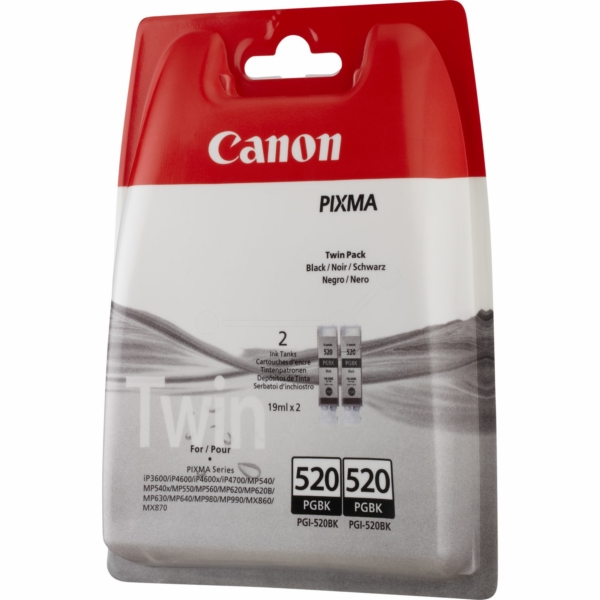 Original Canon 2932B012 / PGI520PGBK Tintenpatrone schwarz Original Canon 2932B012 / PGI520PGBK Tintenpatrone schwarz von Canon