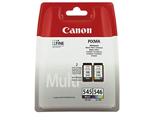 Original Druckerpatronen für Canon PIXMA IP2850, MG2450, MG2550, MG2950, MX495, TS205, TS305 inkl. 100 Blatt Kopierpapier von Canon