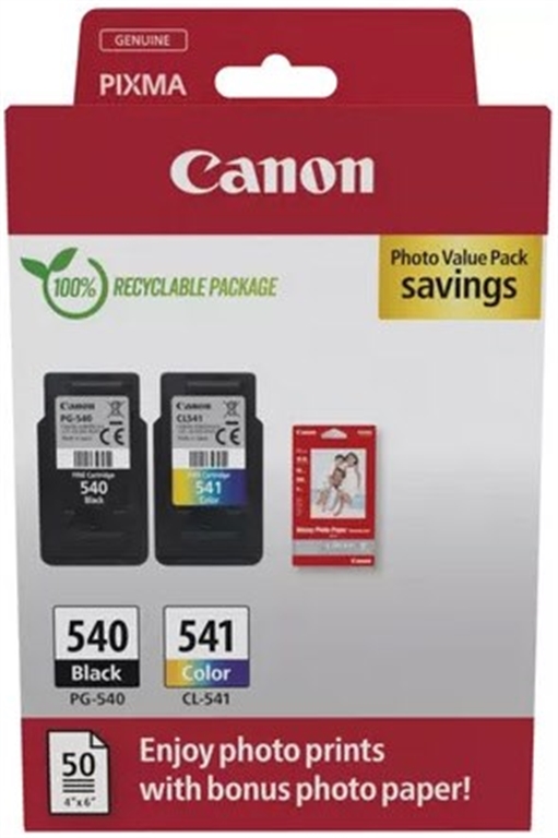 Canon PG-540/CL-541 Photo Value Pack (Schwarz) Canon PG-540/CL-541 Photo Value Pack (Schwarz) von Canon