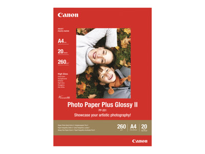 Papier Canon PP201 Fotopapier 13x18 20Bl (260g) von Canon