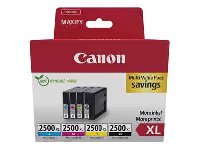 Patrone Canon PGI-2500XL 4er-Pack black + color Patrone Canon PGI-2500XL 4er-Pack black + color von Canon
