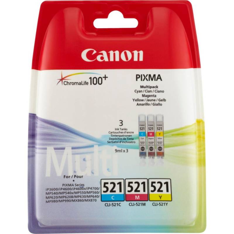 Tinte Multipack CLI-521 von Canon