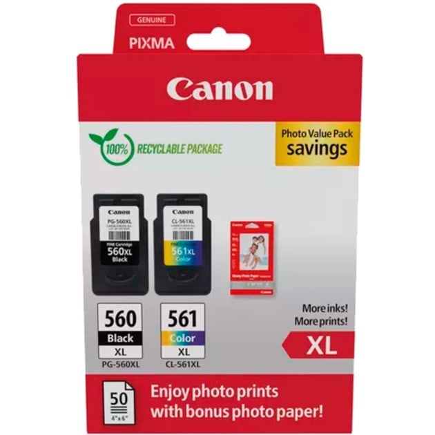 Tinte Photo Value Pack PG-560XL/CL-561XL von Canon
