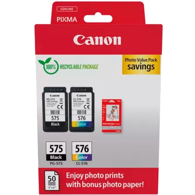 Tinte Photo Value Pack PG-575/CL-576 Tinte Photo Value Pack PG-575/CL-576 von Canon
