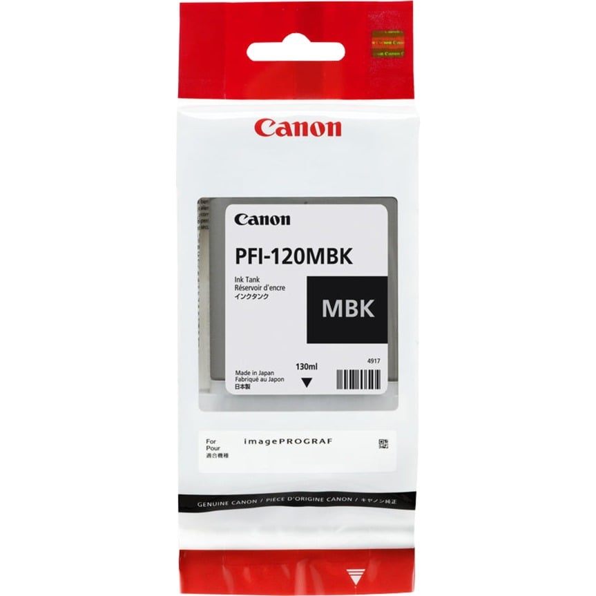 Tinte mattschwarz PFI-120MBK Tinte mattschwarz PFI-120MBK von Canon