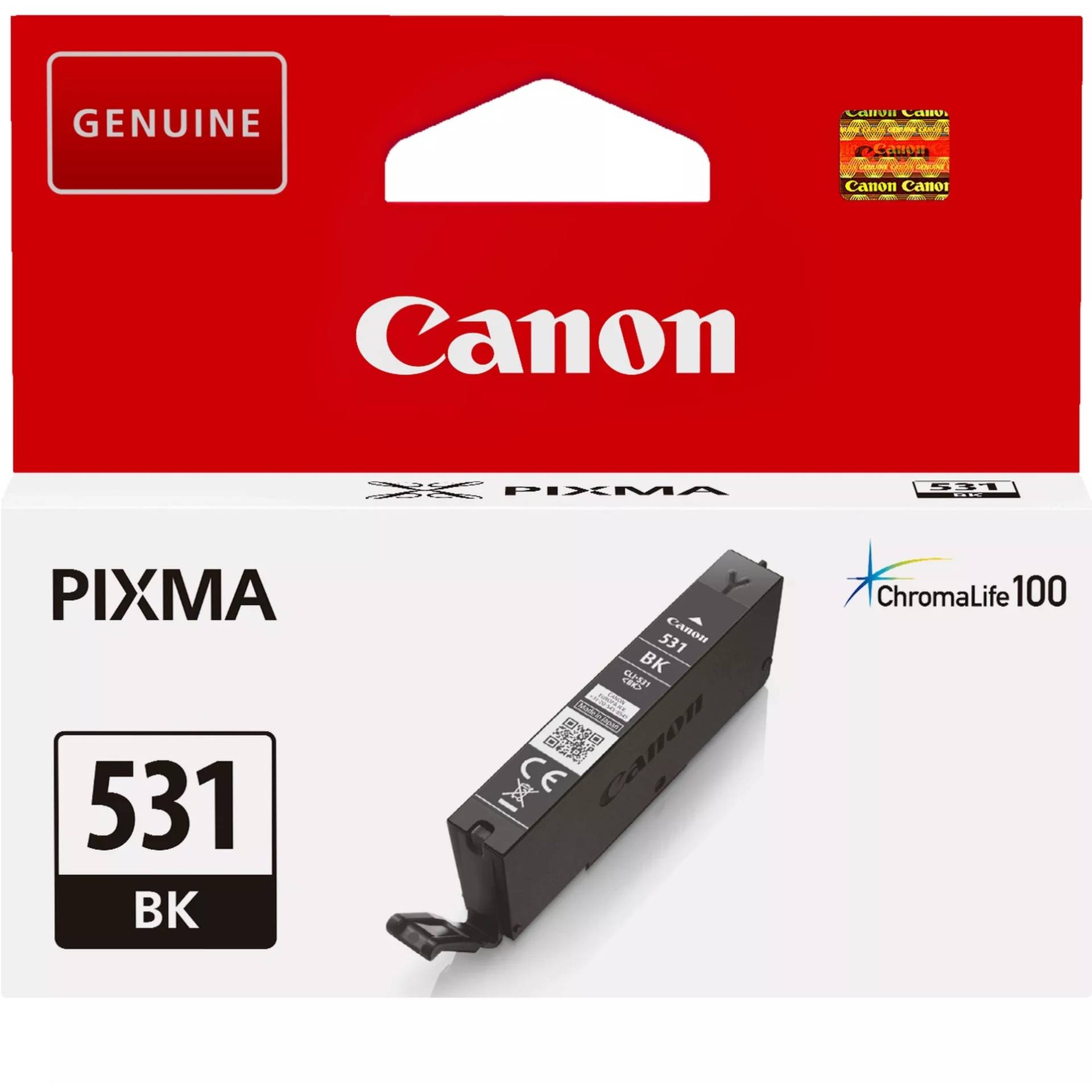 Tinte schwarz CLI-531BK Tinte schwarz CLI-531BK von Canon