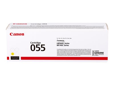 Toner Canon 055 Y yellow 2100 Seiten Toner Canon 055 Y yellow 2100 Seiten von Canon