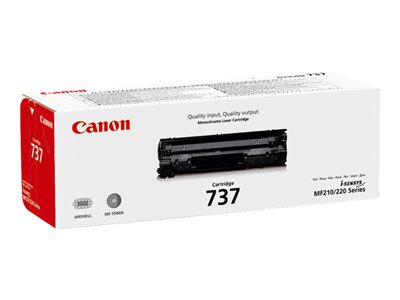 Toner Canon 737 BK black 2100 Seiten Toner Canon 737 BK black 2100 Seiten von Canon