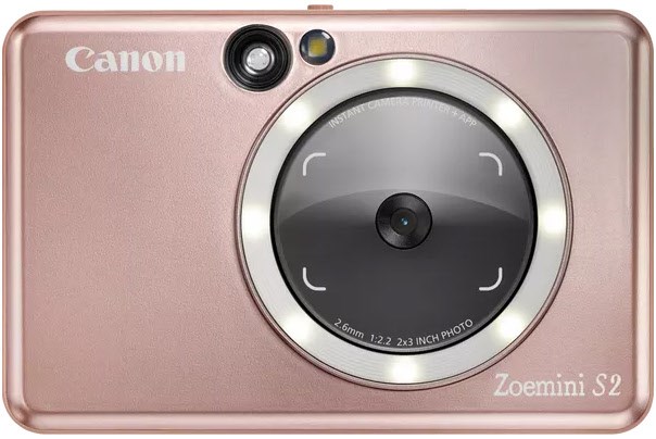 Zoemini S2 Digitale Sofortbildkamera rosegold von Canon