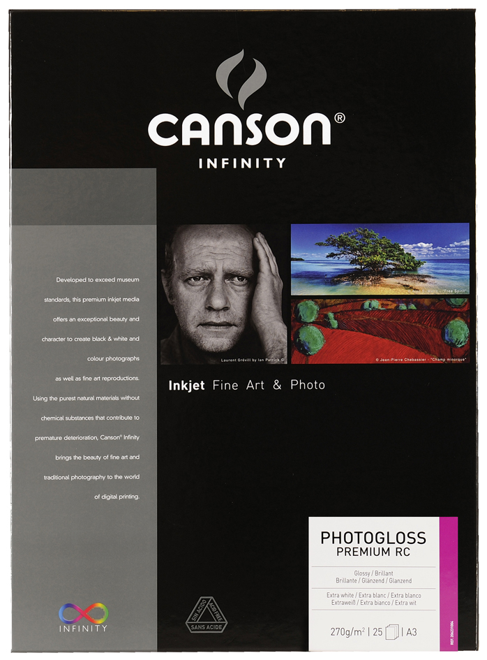 CANSON INFINITY Fotopapier , PhotoGloss Premium RC, , A3 von Canson