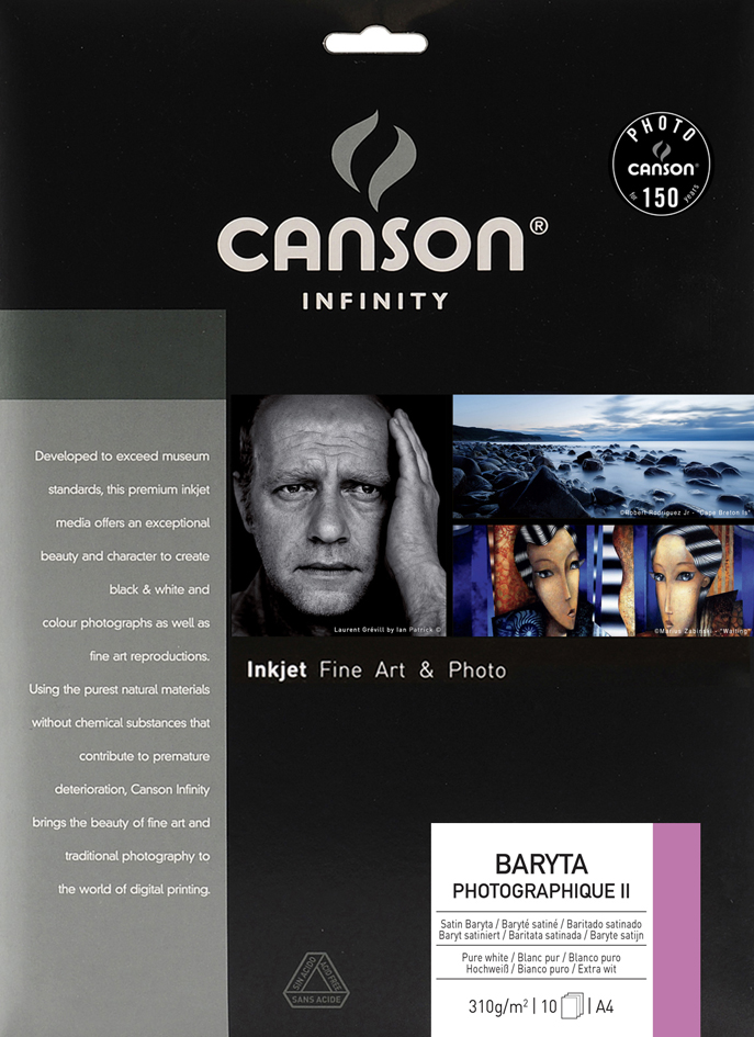 CANSON INFINITY Fotopapier BARYTA Photographique II, A4 von Canson