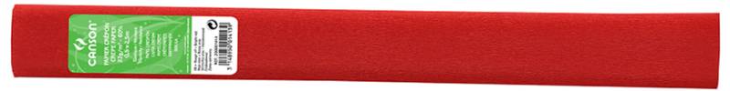 CANSON Krepppapier-Rolle, 32 g/qm, Farbe: feldmohnrot (6) von Canson