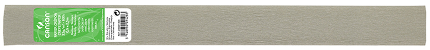 CANSON Krepppapier-Rolle, 32 g/qm, Farbe: grau (32) von Canson
