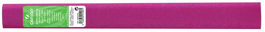 CANSON Krepppapier-Rolle, 32 g/qm, Farbe: himbeer (561) von Canson