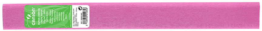 CANSON Krepppapier-Rolle, 32 g/qm, Farbe: rosa (61) von Canson