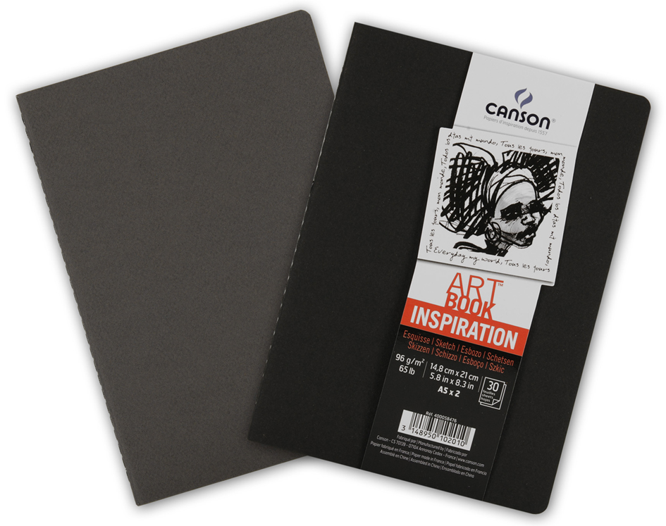 CANSON Skizzenheft Art Book Inspiration, A4, indigo / blau von Canson