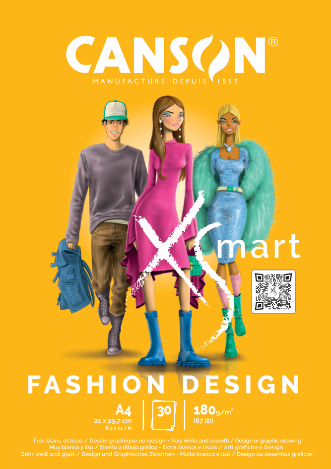 CANSON Studienblock XS, MART FASHION DESIGN, DIN A4 von Canson