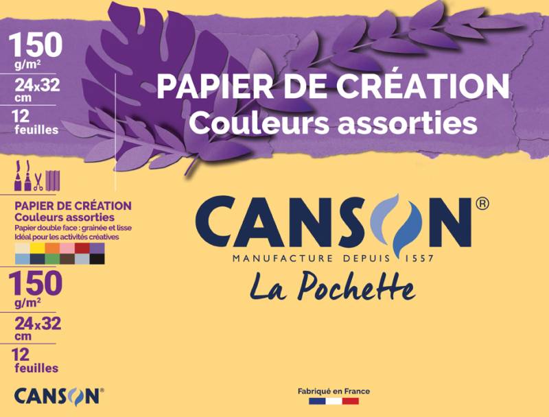 CANSON Tonpapier in Sammelmappe, 240 x 320 mm, 150 g/qm von Canson