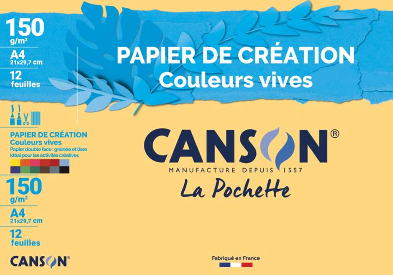 CANSON Tonpapier in Sammelmappe, DIN A4, 150 g/qm von Canson