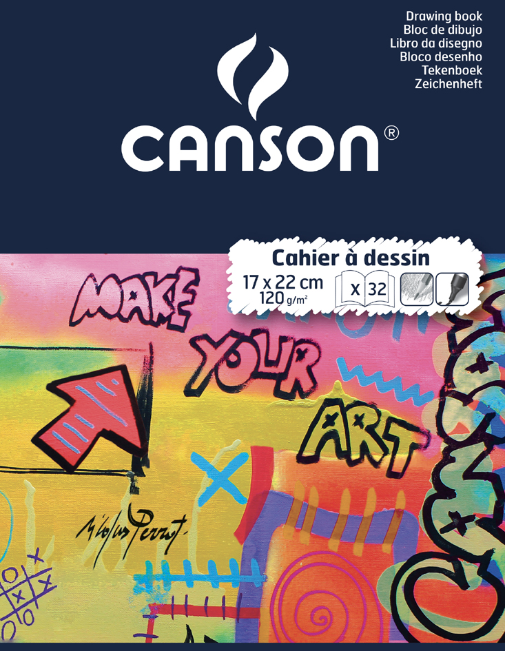 CANSON Zeichenheft, blanko, 120 g/qm, 170 x 220 mm von Canson