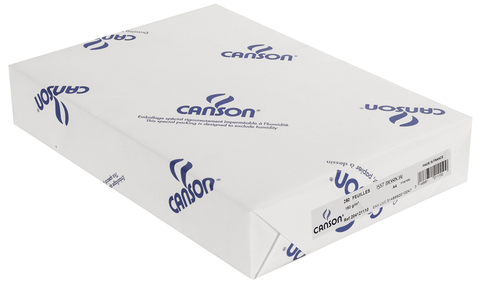 CANSON Zeichenpapier 1557 , Dessin JA, , 180 g/qm, DIN A4 von Canson