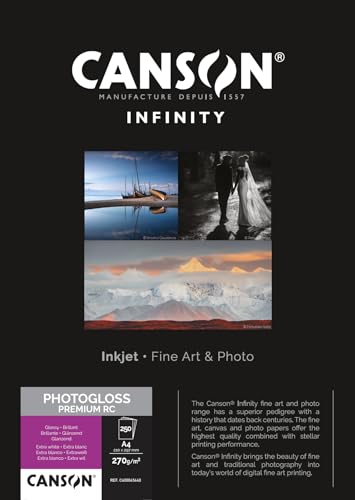 Canson 400045640 Photo Gloss Premium RC Box, A4 von Canson