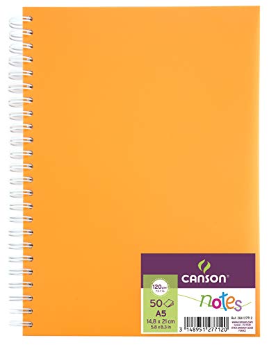 Szkicownik A5 Canson Notes 50 kartek pomaranczowy von Canson