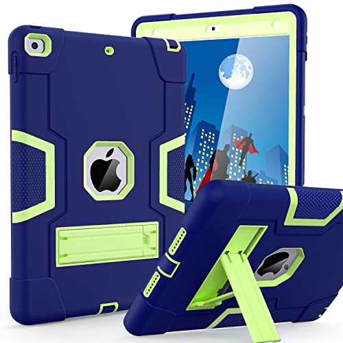 Cantis Schutzhülle für iPad 9. Generation/iPad 8. Generation/iPad 7. Generation, schlanke, stoßfeste Schutzhülle mit integriertem Ständer für iPad 10.2 Zoll 2021/2020/2019, Marineblau von Cantis
