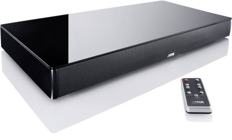 Canton DM 75 Bluetooth® Soundbar 2.1 mit DTS und Dolby Digital in schwarz mit Glasoberfläche von Canton