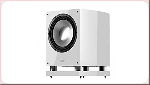 Canton Vento SUB 850 R 500 W weiß – Subwoofer/Subwoofer (500 W, 18–200 Hz, 50–200 Hz, 30,5 cm (12 Zoll), Weiß, 38 cm von Canton