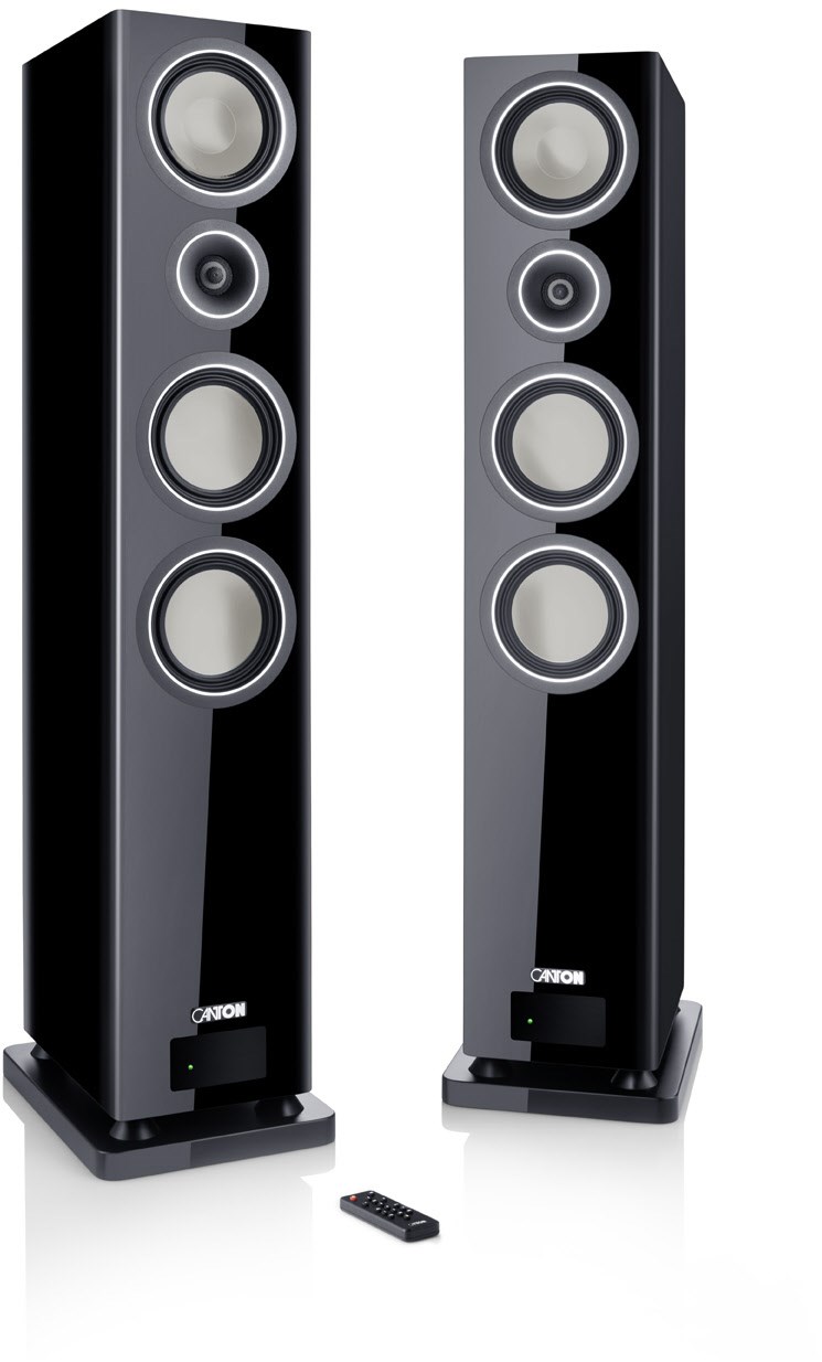 Smart Townus 8 /Paar Standlautsprecher hochglanz schwarz von Canton