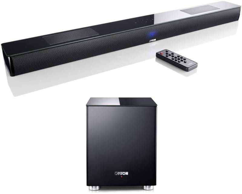 Soundbar 10 Set mit Sub 8 Soundbar schwarz von Canton