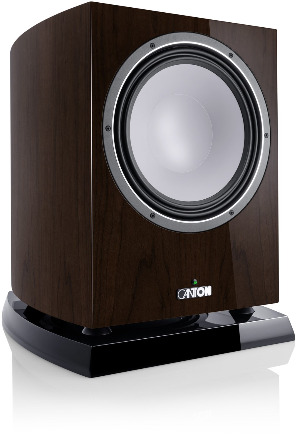 Vento Sub 12 Aktiv-Subwoofer hochglanz nussbaum dunkel Vento Sub 12 Aktiv-Subwoofer hochglanz nussbaum dunkel von Canton