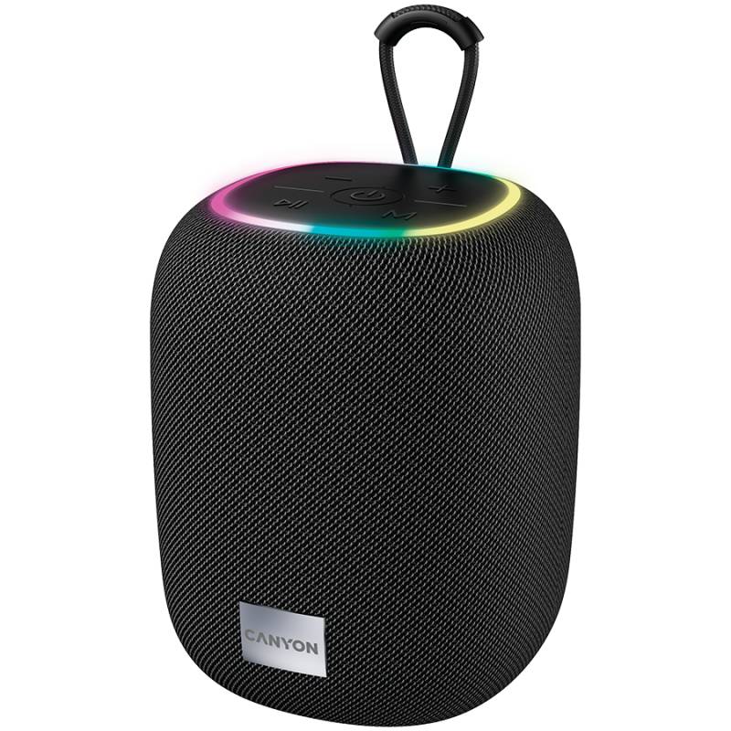 Canyon BSP-8 - Lautsprecher - tragbar - kabellos - Bluetooth - USB - 10 Watt - Schwarz (CNE-CBTSP8B) von Canyon