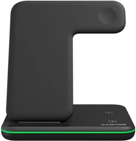 Canyon BZNABCAN3V1BK Ladegerät für Mobilgeräte Schwarz Indoor (CNS-WCS303B) von Canyon