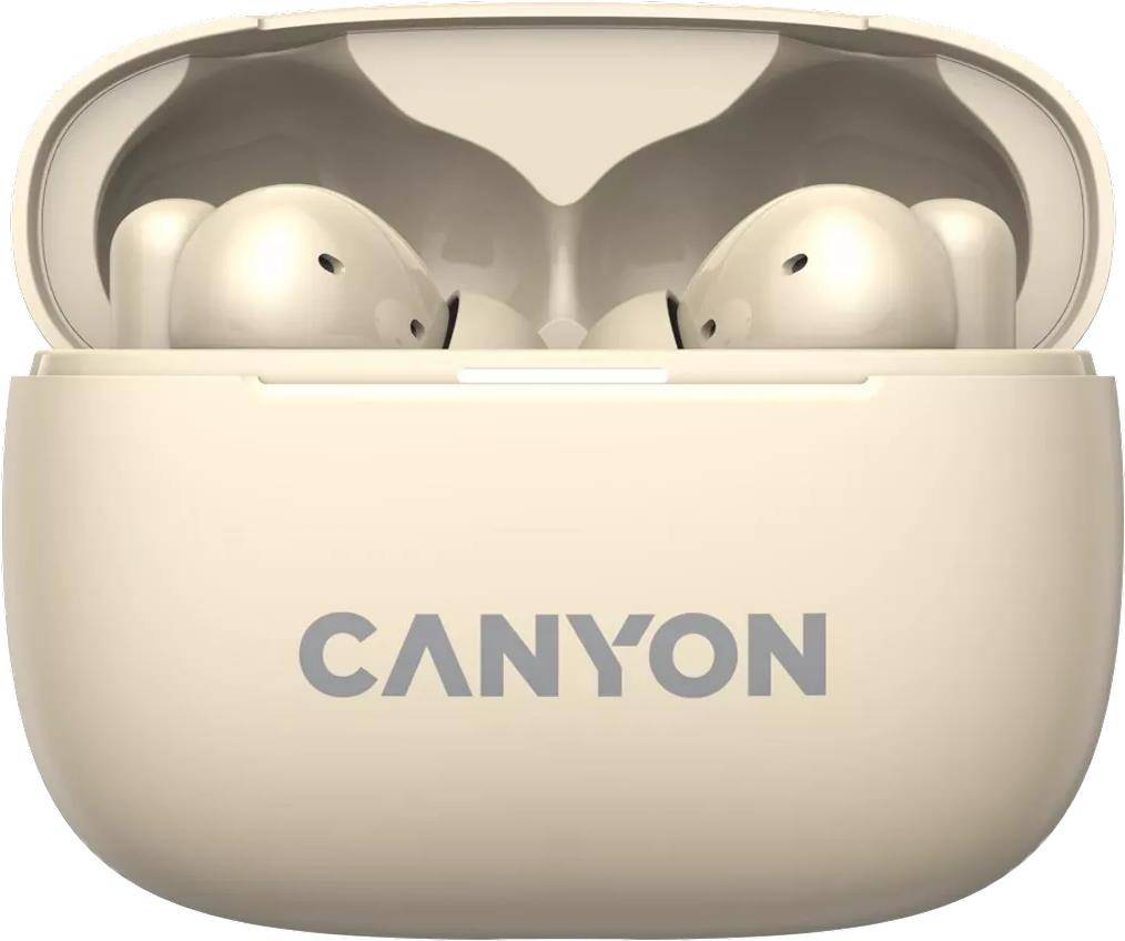 Canyon Bluetooth Headset OnGo 10 In-Ear/ANC/BT/Touch beige retail Canyon Bluetooth Headset OnGo 10 In-Ear/ANC/BT/Touch beige retail von Canyon