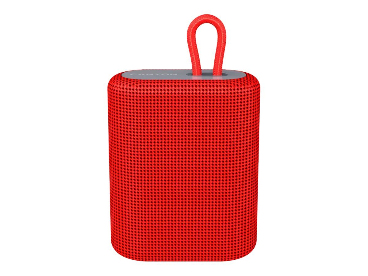 Canyon CANYON Bluetooth Speaker BSP-4 TF Reader/USB-C/5W red retail PC-Lautsprecher von Canyon