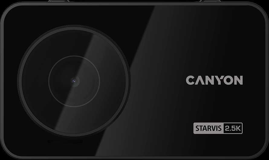 Canyon DVR25GPS - 3.0 IPS (640x360) - touch screen - WQHD 2.5K 2560x1440@60fps - NTK96670 - 5 MP CMOS Sony Starvis IMX335 image sensor - 5 MP camera - 140 Viewing Angle - Wi-Fi - GPS - Video camera database - USB Type-C - Supercapacitor (CND-DVR25GPS) von Canyon