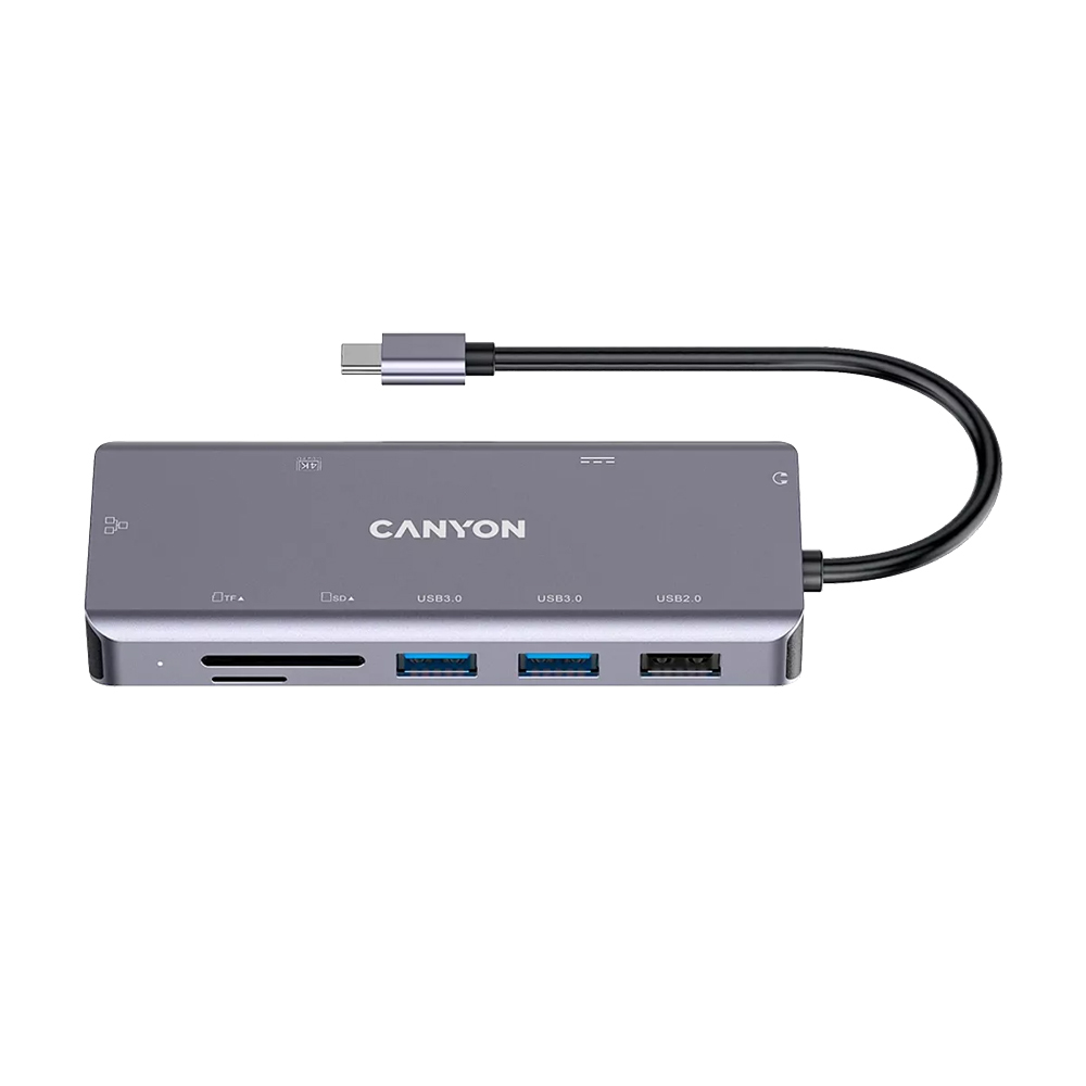 Canyon Hub DS-11 9in1 USB-C Space Grey von Canyon