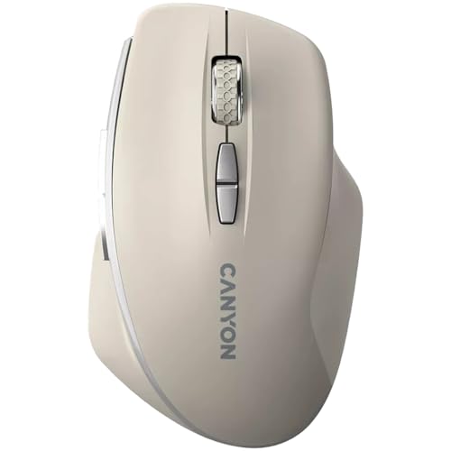 Canyon Kabellose optische Maus mit „blauem LED“-Sensor MW-21 Latte von Canyon