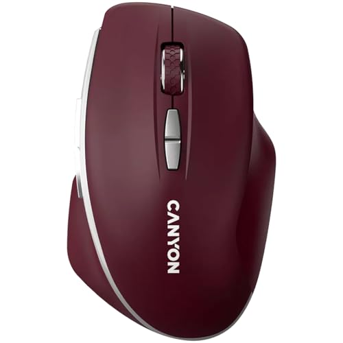 Canyon Kabellose optische Maus mit „blauem LED“-Sensor MW-21 rot von Canyon