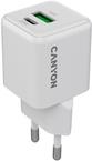 Canyon Ladegerät CU20AC GaN 20W PD, 2-Port (USB-A/USB-C) WH retail (CNS-CUW20AC) von Canyon