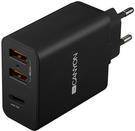 Canyon Wall Charger 2xUSB-A + 1xUSB-C 2.4A/30W PD black retail Canyon Wall Charger 2xUSB-A + 1xUSB-C 2.4A/30W PD black retail von Canyon