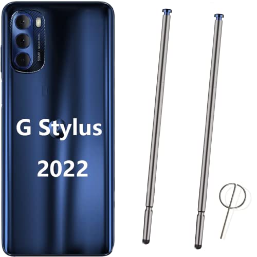 2 Stück für Moto G Stylus 2022 Stylus Pen Ersatz für Motorola Moto G Stylus 5G (2022) All Verison Touch Stylus S Pen (Twilight Blue) von CaoXiong