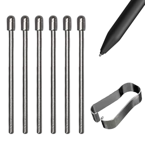 6 Stück Metallspitzen kompatibel mit Remarkable 2 Stylus Pen Ersatzstiftspitzen / -spitzen kompatibel mit Remarkable 2/1 Stylus Pen mit Entfernungspinzette von CaoXiong