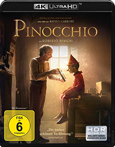 Pinocchio (4K Ultra-HD/Ultra-HD) [Blu-ray] von Capelight (Alive)